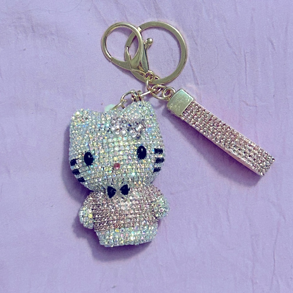 Hello Kitty Rhinestone Keychain